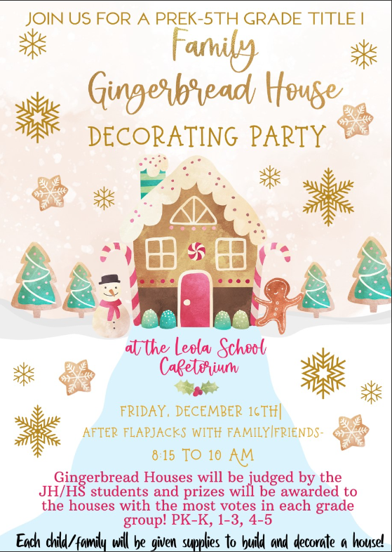 Family Gingerbread House Decorating Party